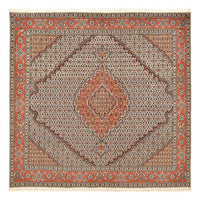 Persisk teppe - Tabriz - Royal square  - 200 x 200 cm - sand – product image