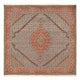 Persisk teppe - Tabriz - Royal square  - 200 x 200 cm - sand