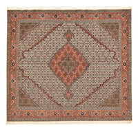 Persisk teppe - Tabriz - Royal square  - 204 x 196 cm - lysebrun – product image