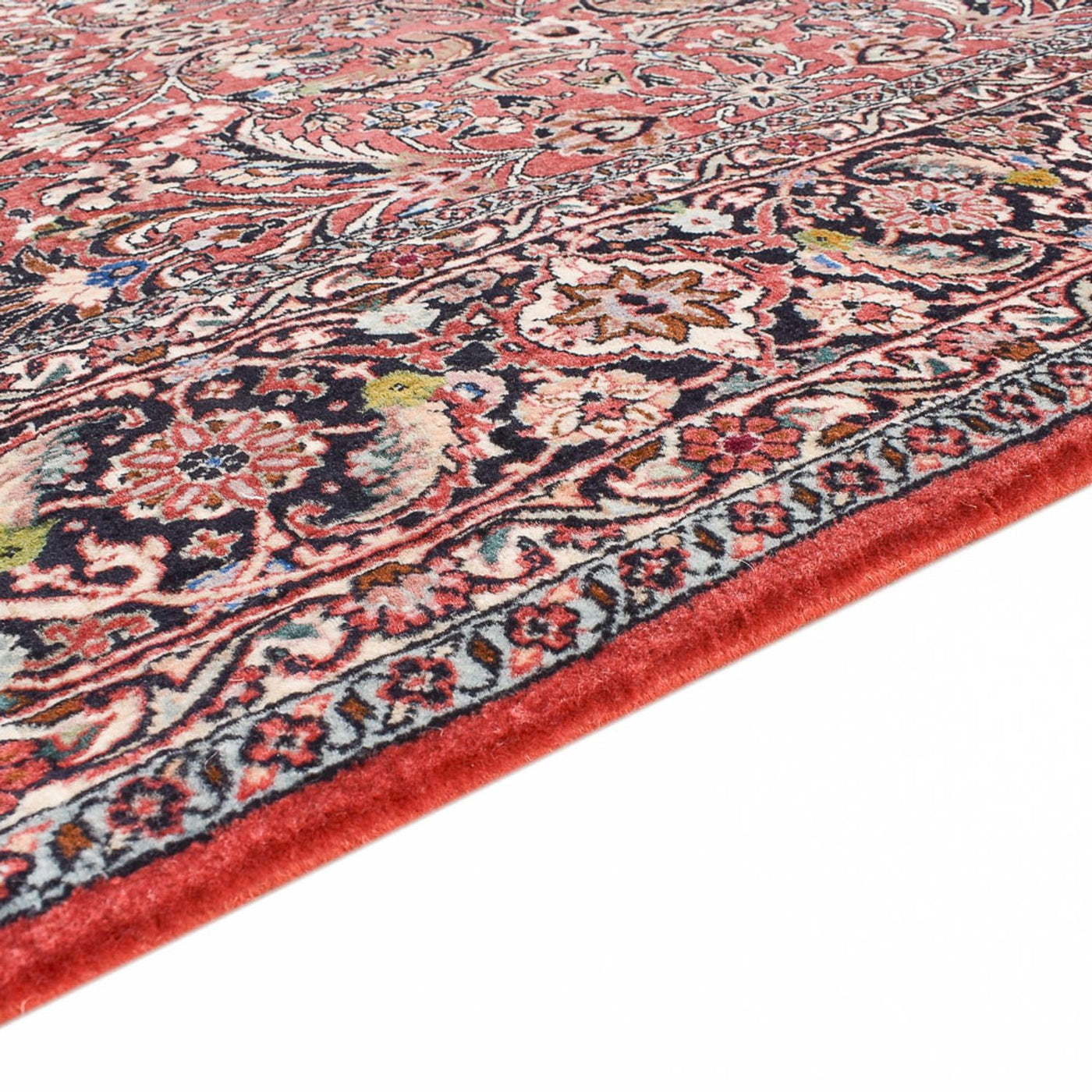 Persisk teppe - Bijar - 290 x 206 cm - lys rød