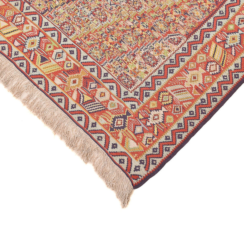Kelimteppe - Orientalsk - 262 x 157 cm - mørk beige