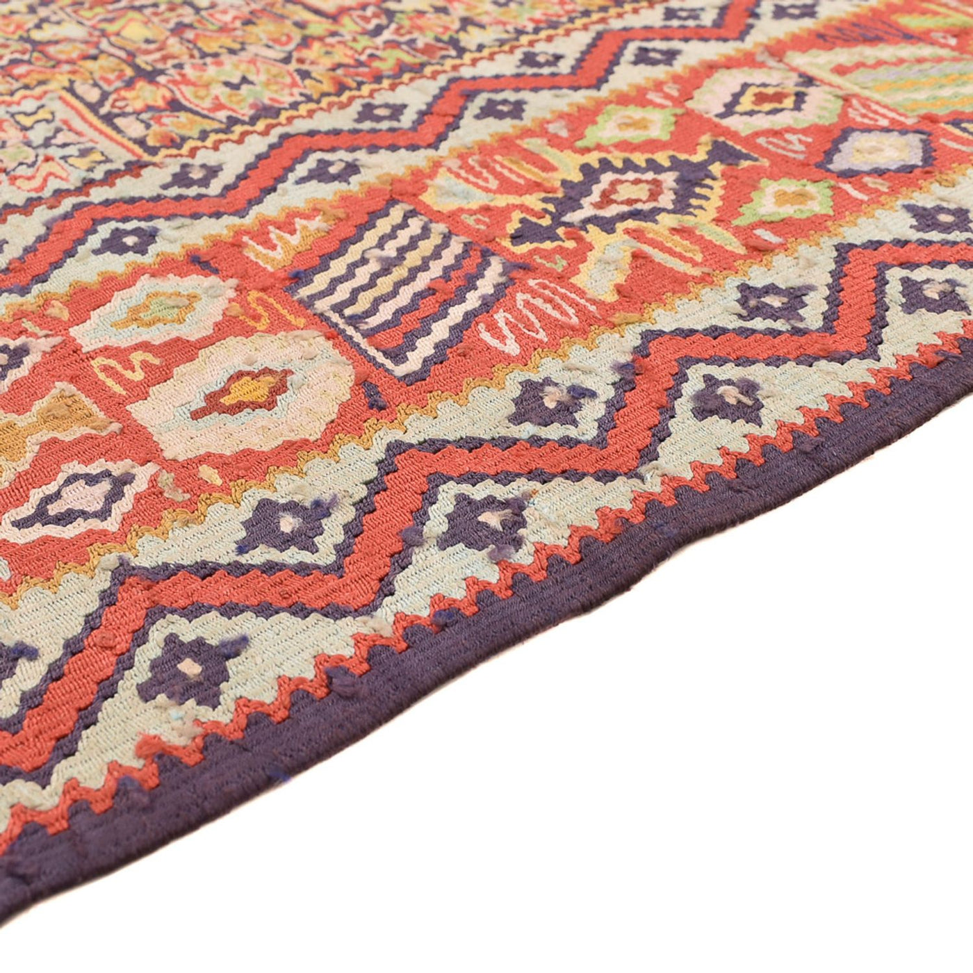 Kelimteppe - Orientalsk - 262 x 157 cm - mørk beige