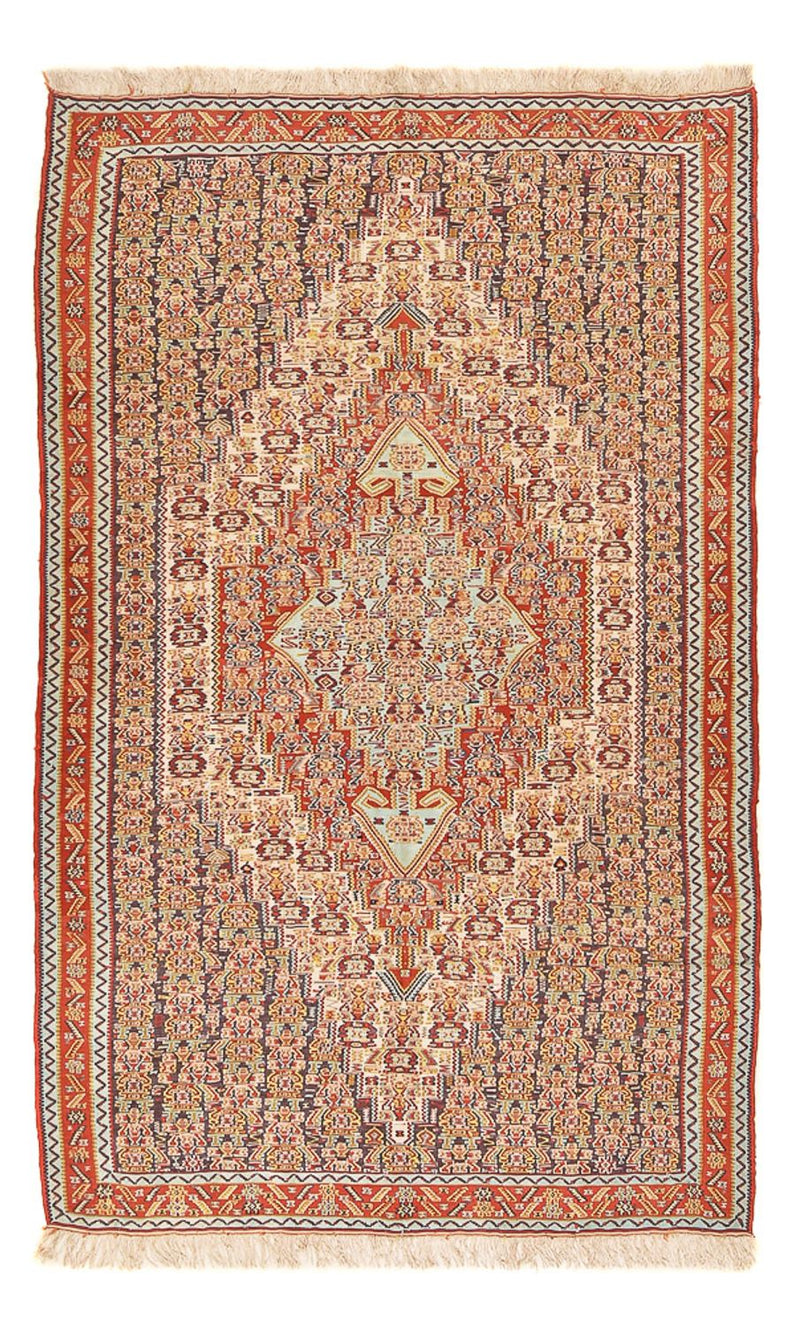 Kelimteppe - Orientalsk - 248 x 156 cm - lys rød