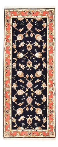 Løper Persisk teppe - Tabriz - Royal - 189 x 74 cm - mørkeblå – product image