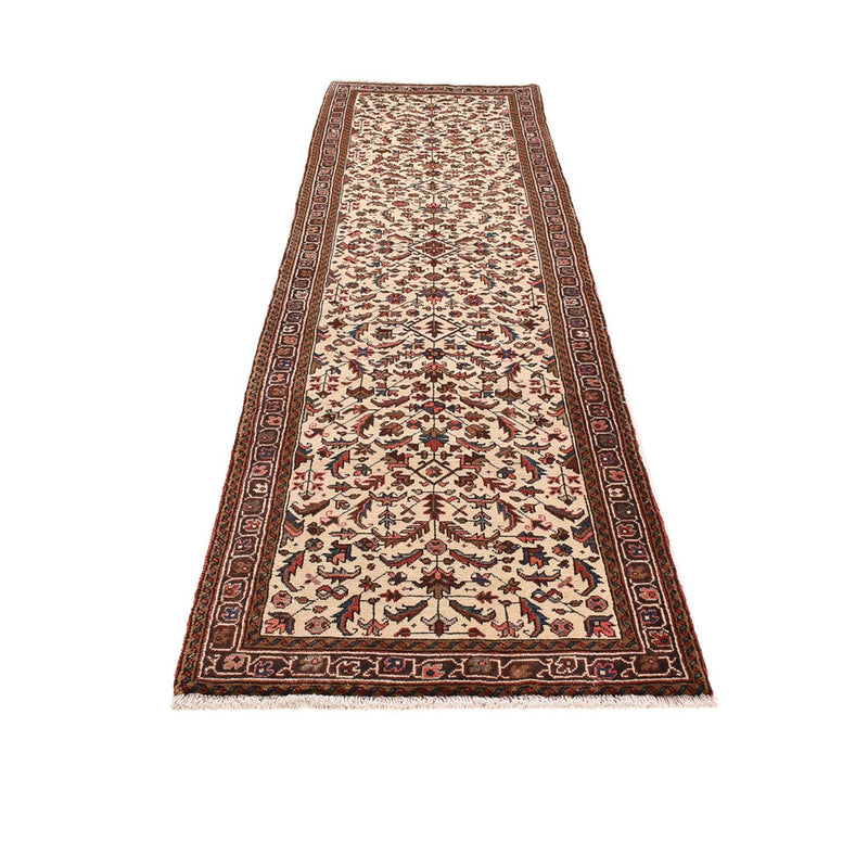 Løper Persisk teppe - Nomadisk - 338 x 95 cm - beige