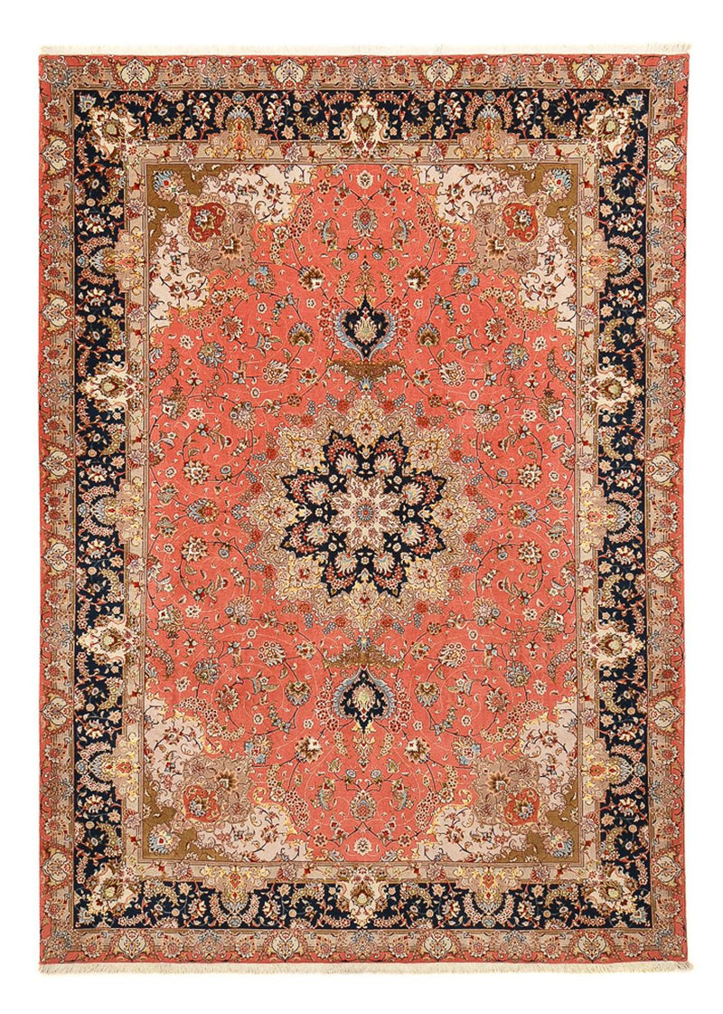 Persisk teppe - Tabriz - Royal - 348 x 246 cm - lys rød