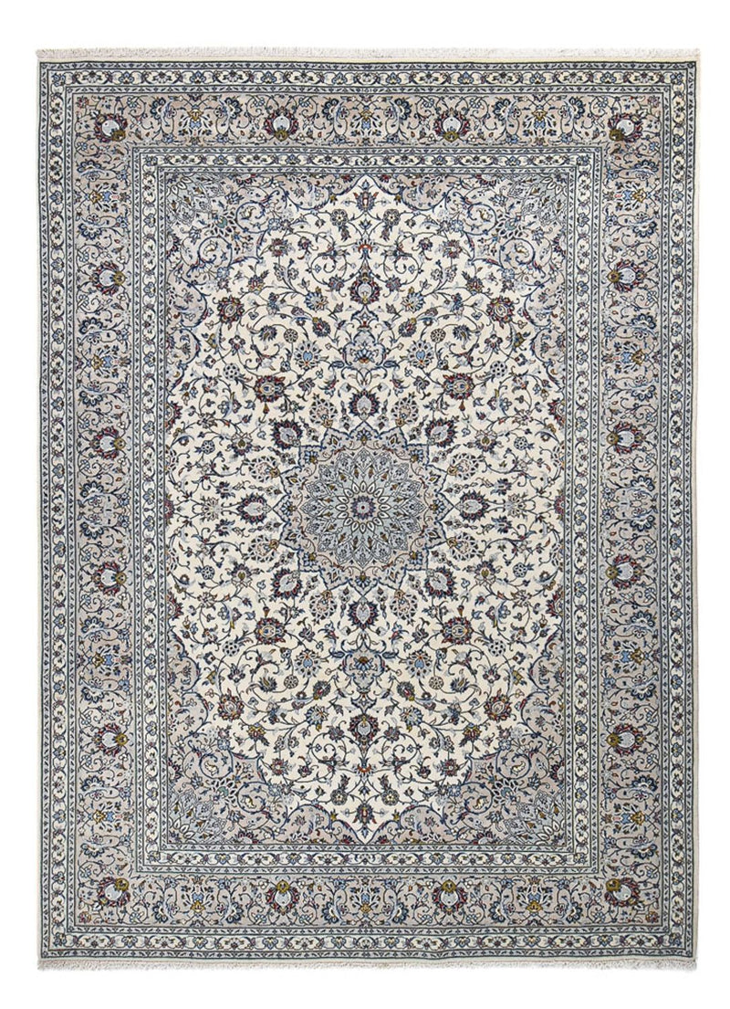 Persisk teppe - Keshan - Royal - 348 x 250 cm - grå