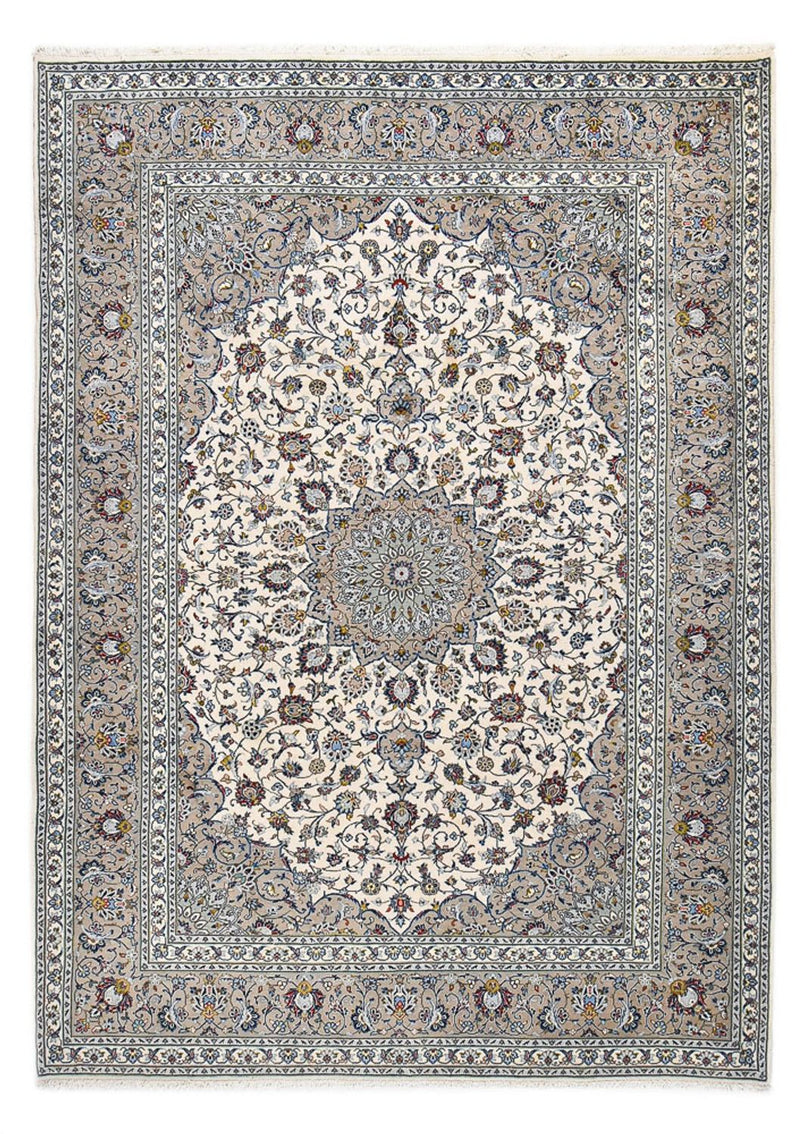 Persisk teppe - Keshan - Royal - 343 x 250 cm - grå