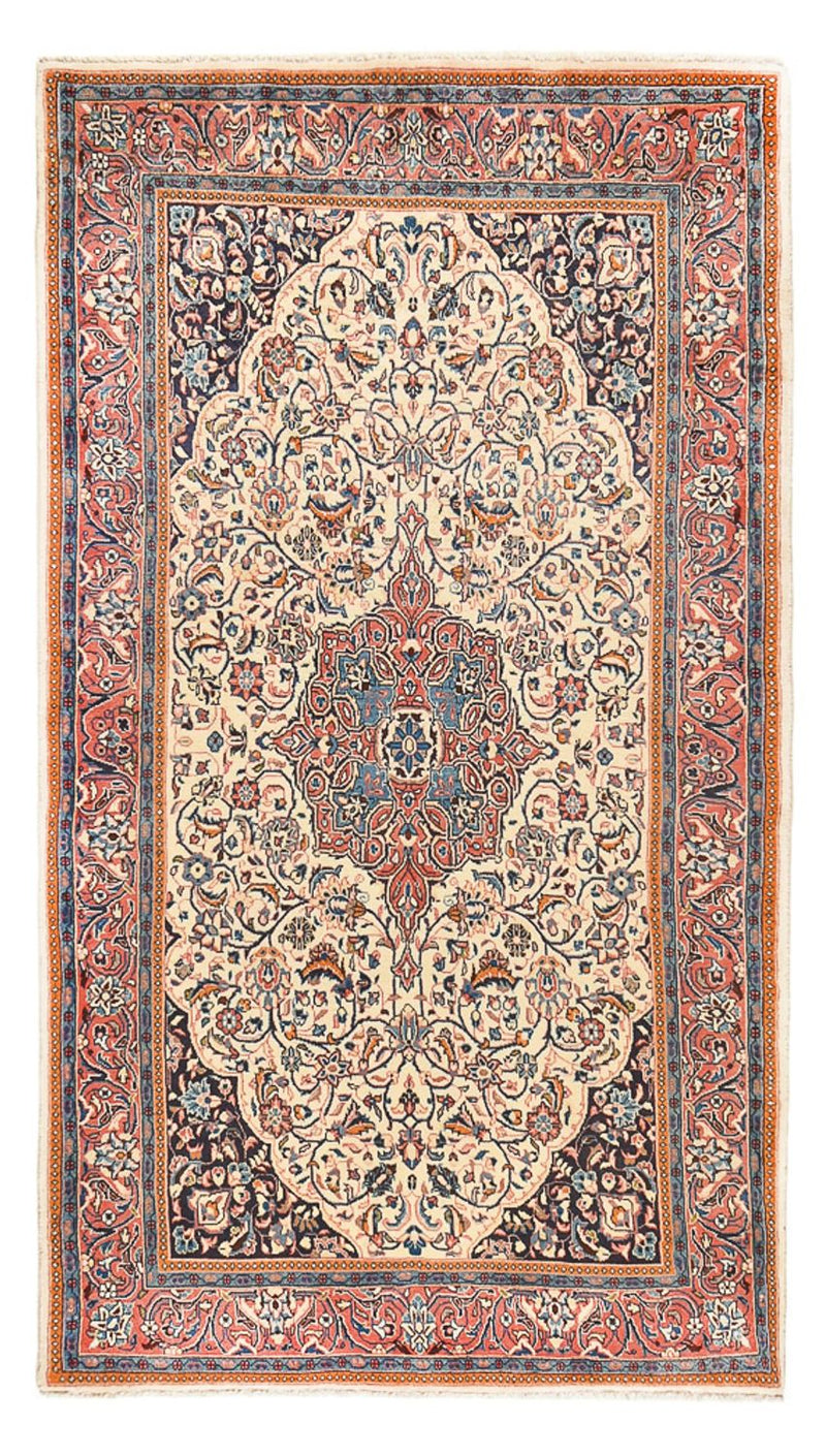 Løper Persisk teppe - Nomadisk - 226 x 129 cm - lys beige