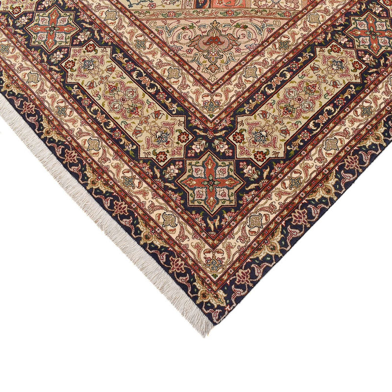 Persisk teppe - Tabriz - Royal - 300 x 251 cm - lys beige
