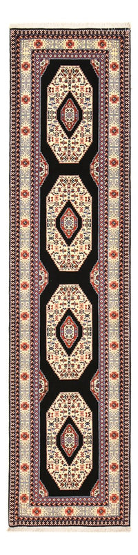 Løper Persisk teppe - Tabriz - Premium - 305 x 75 cm - mørkeblå – product image