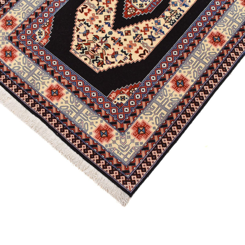 Løper Persisk teppe - Tabriz - Premium - 305 x 75 cm - mørkeblå