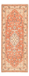 Tabriz - 50 Raj Teppe 80x203cm - Persisk teppe - Løper / Lys rød / 80 x 203 cm Løper