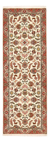 Tabriz - 50 Raj Teppe 71x202cm - Persisk teppe - Løper / Krem / 71 x 202 cm Løper