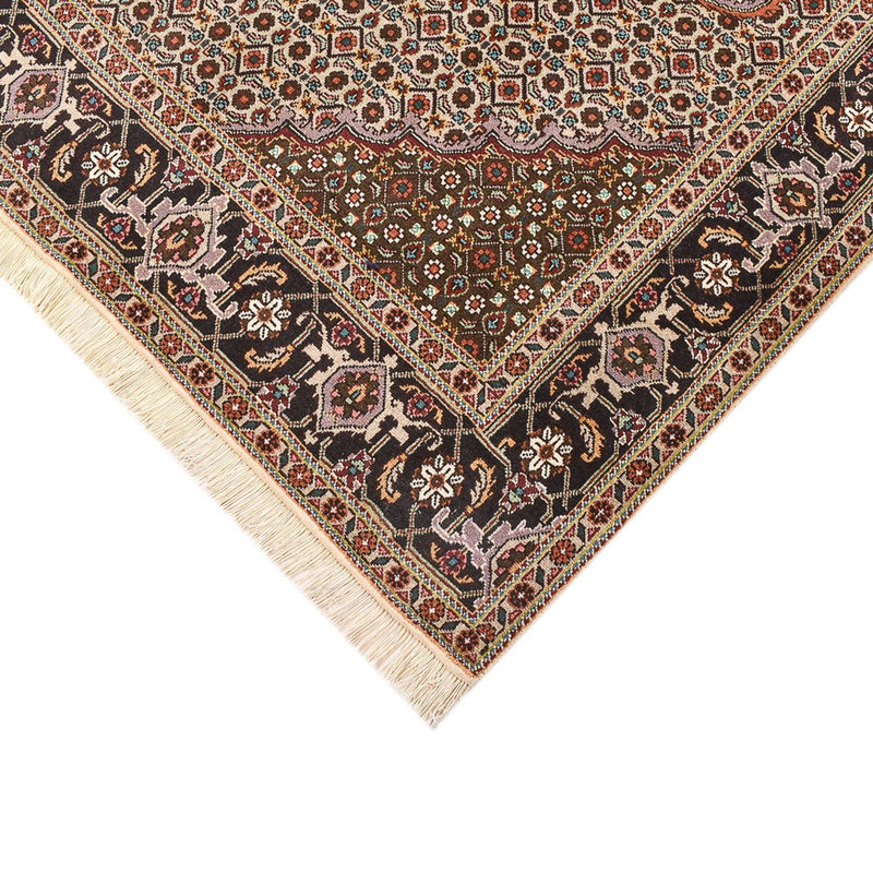 Persisk teppe - Tabriz - Royal square  - 203 x 198 cm - lysebrun