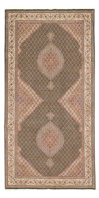 Løper Persisk teppe - Tabriz - Premium - 404 x 203 cm - sand – product image