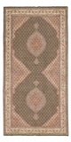 Løper Persisk teppe - Tabriz - Premium - 404 x 203 cm - sand