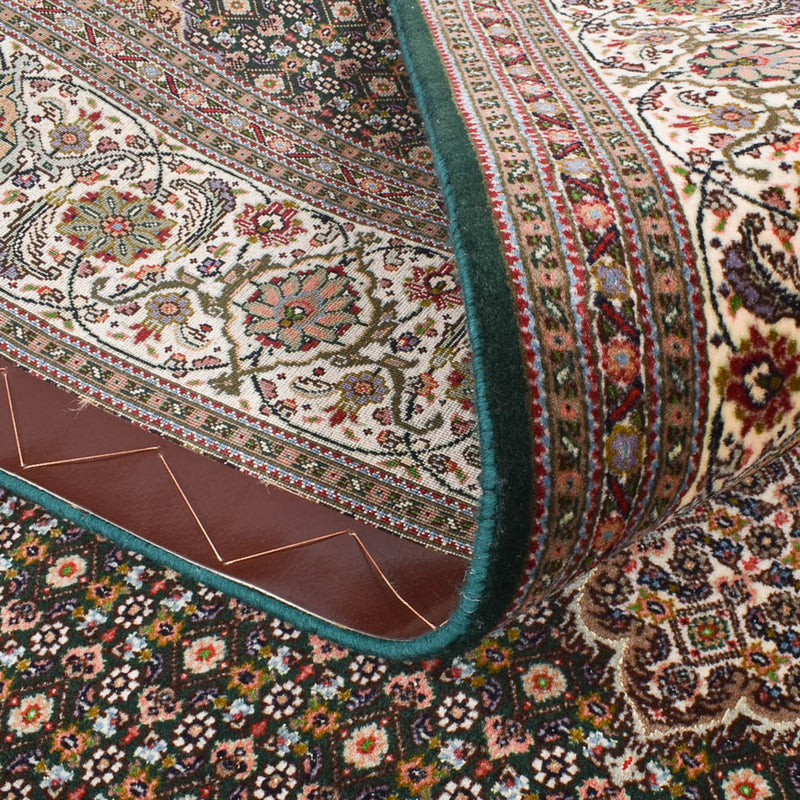 Løper Persisk teppe - Tabriz - Premium - 404 x 203 cm - sand