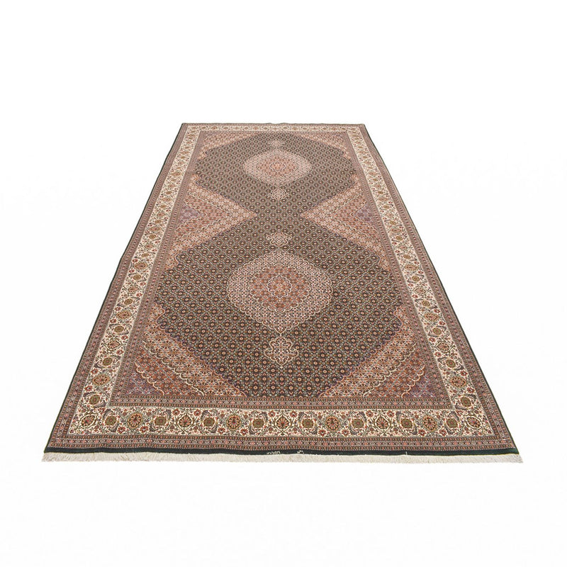Løper Persisk teppe - Tabriz - Premium - 404 x 203 cm - sand