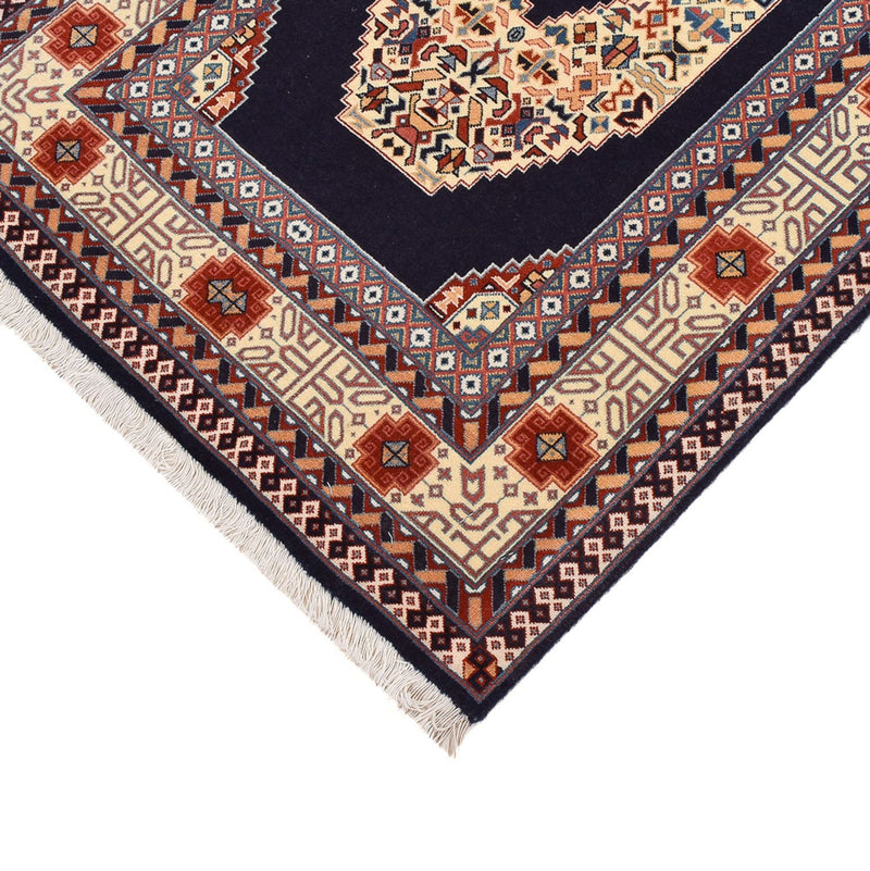 Løper Persisk teppe - Tabriz - Premium - 300 x 73 cm - mørkeblå