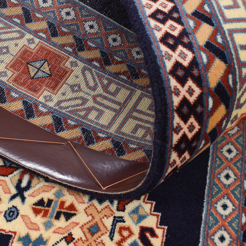 Løper Persisk teppe - Tabriz - Premium - 300 x 73 cm - mørkeblå