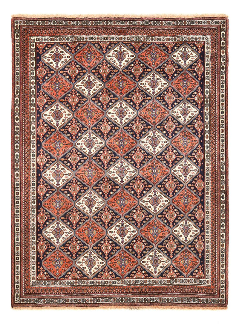 Persisk teppe - Nomadisk - 245 x 178 cm - lys rød