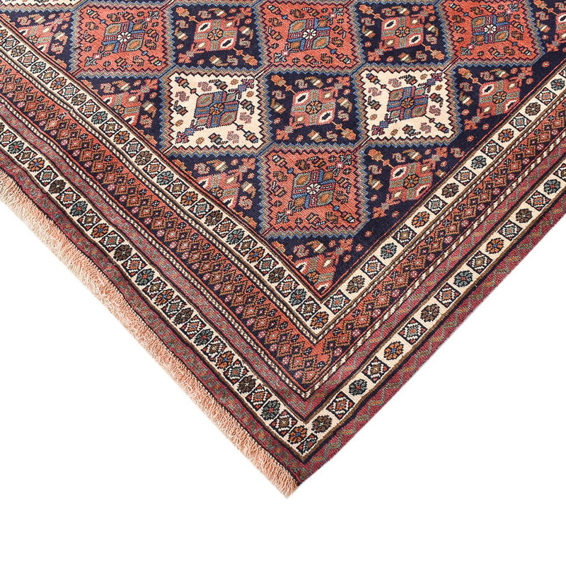 Persisk teppe - Nomadisk - 245 x 178 cm - lys rød