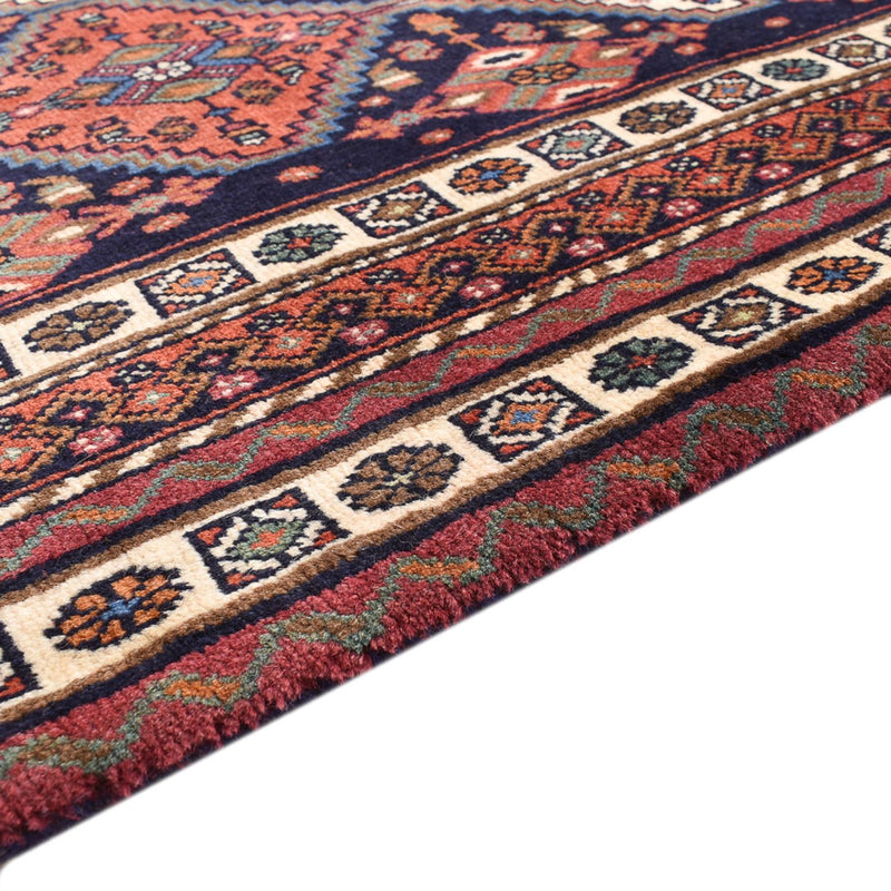 Persisk teppe - Nomadisk - 245 x 178 cm - lys rød
