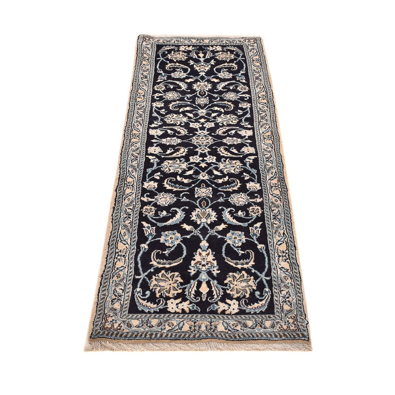 Løper Persisk teppe - Nain - Royal - 203 x 62 cm - mørkeblå