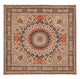 Persisk teppe - Tabriz - Royal square  - 252 x 248 cm - mørk beige