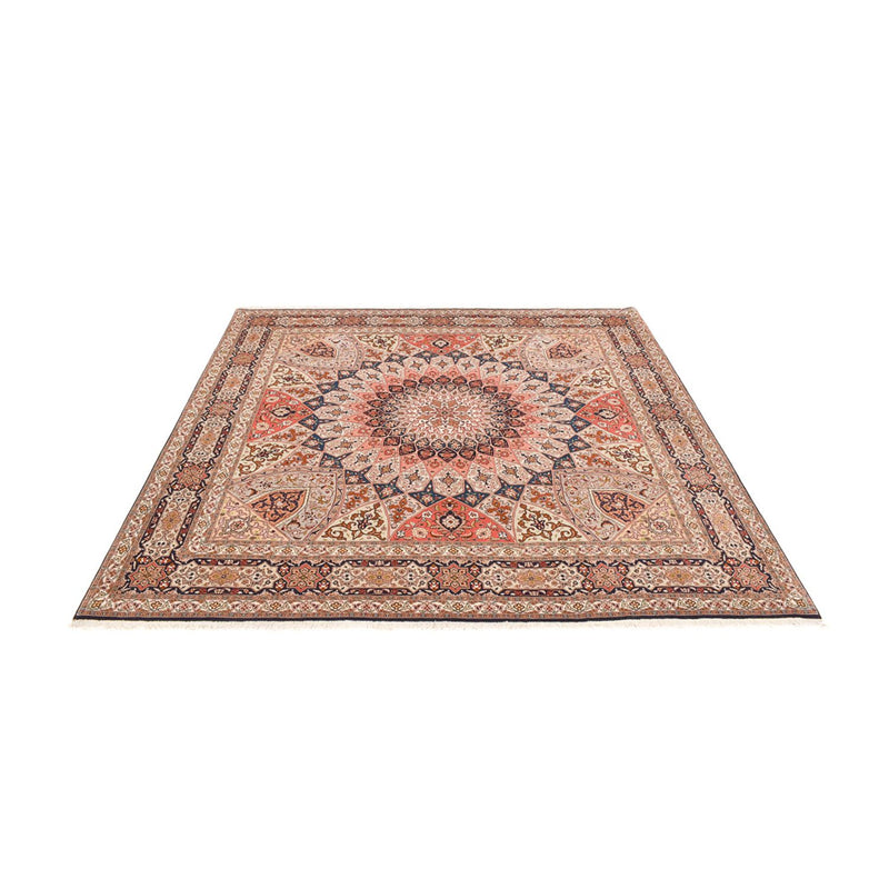 Persisk teppe - Tabriz - Royal square  - 252 x 248 cm - mørk beige