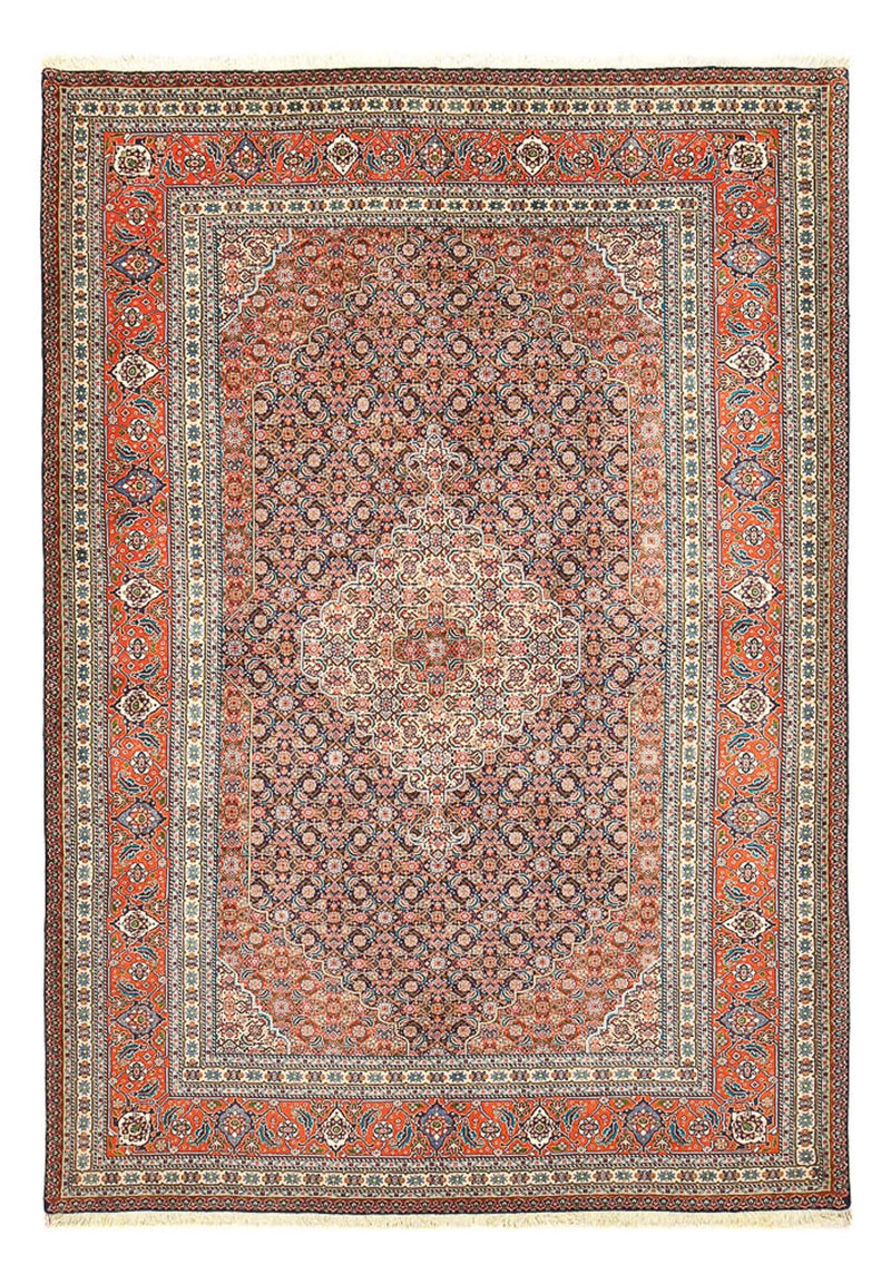 Persisk teppe - Tabriz - 291 x 206 cm - lys rød