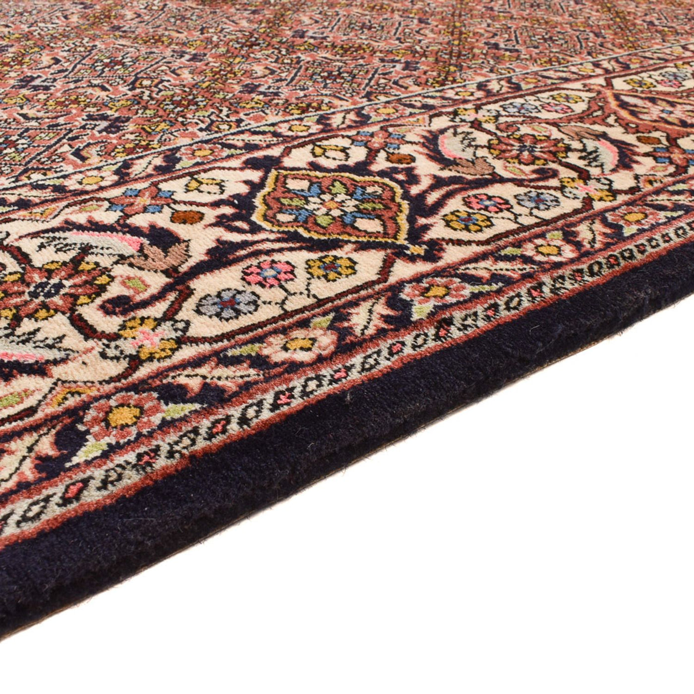Løper Persisk teppe - Bijar - 390 x 200 cm - lys rød