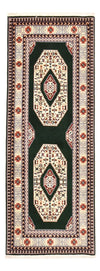 Tabriz - 50 Raj Teppe 74x202cm - Persisk teppe - Løper / Mørkeblå / 74 x 202 cm Løper