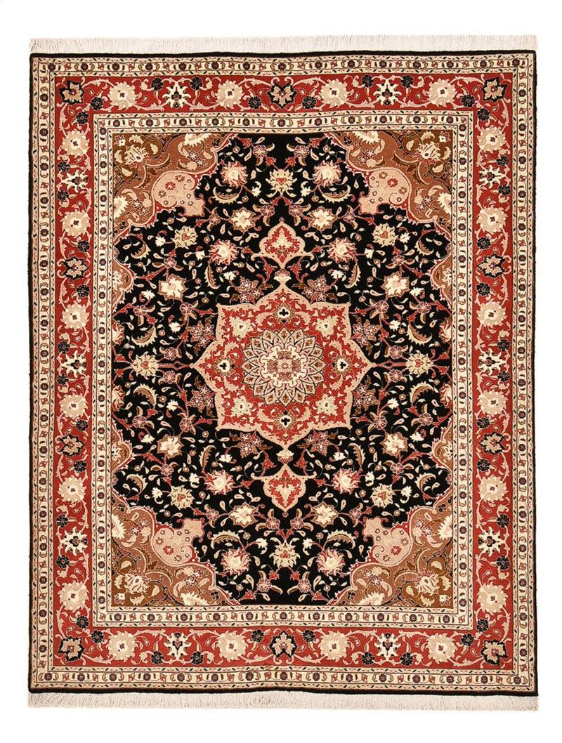 Persisk teppe - Tabriz - Royal - 200 x 153 cm - mørkeblå