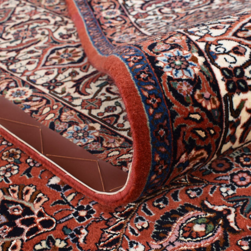 Persisk teppe - Bijar - 410 x 310 cm - lys rød