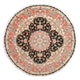 Persisk teppe - Tabriz - Premium rundt  - 250 x 250 cm - flerfarget