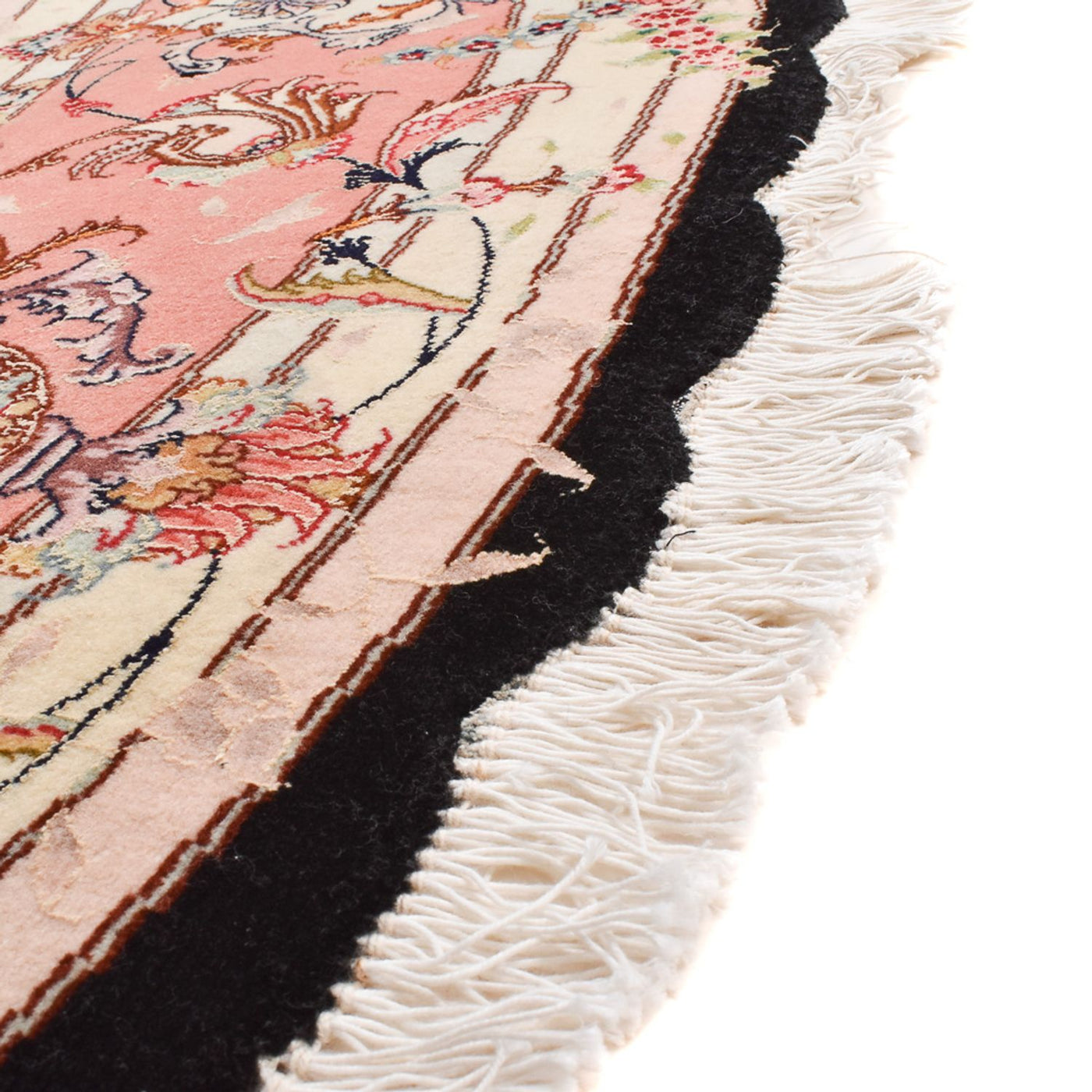 Persisk teppe - Tabriz - Premium rundt  - 250 x 250 cm - flerfarget