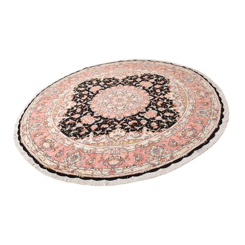 Persisk teppe - Tabriz - Premium rundt  - 250 x 250 cm - flerfarget
