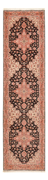 Løper Persisk teppe - Tabriz - Royal - 352 x 91 cm - mørkeblå – product image