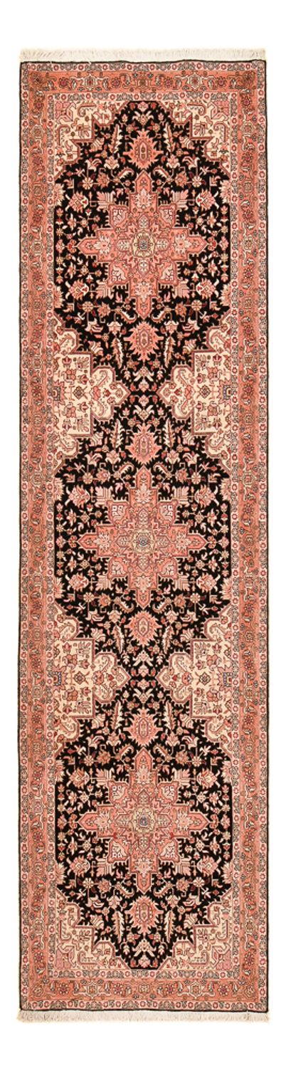 Løper Persisk teppe - Tabriz - Royal - 352 x 91 cm - mørkeblå