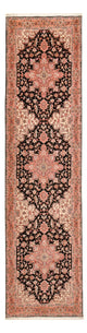 Løper Persisk teppe - Tabriz - Premium - 350 x 91 cm - mørkeblå