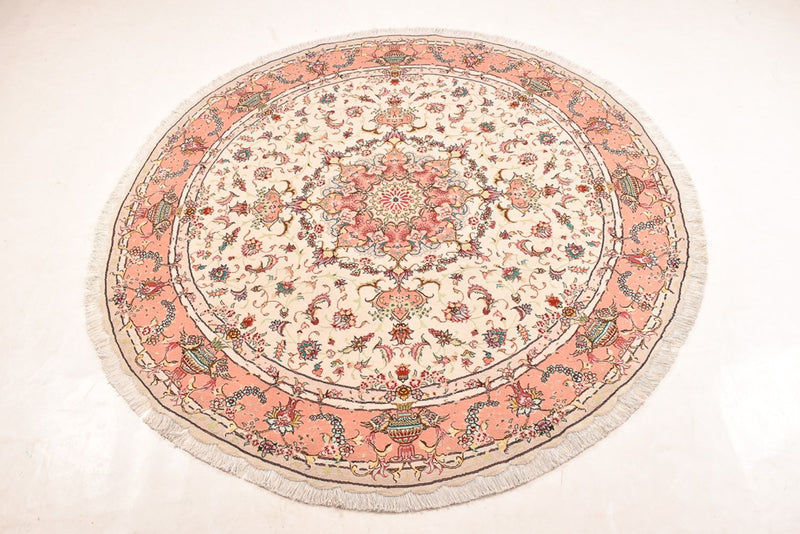 Tabriz - 60 Raj Teppe 200x200cm - Persisk teppe