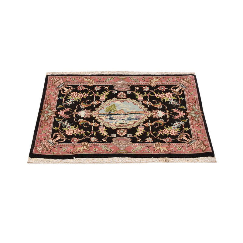 Persisk teppe - Tabriz - Royal - 72 x 55 cm - mørkeblå