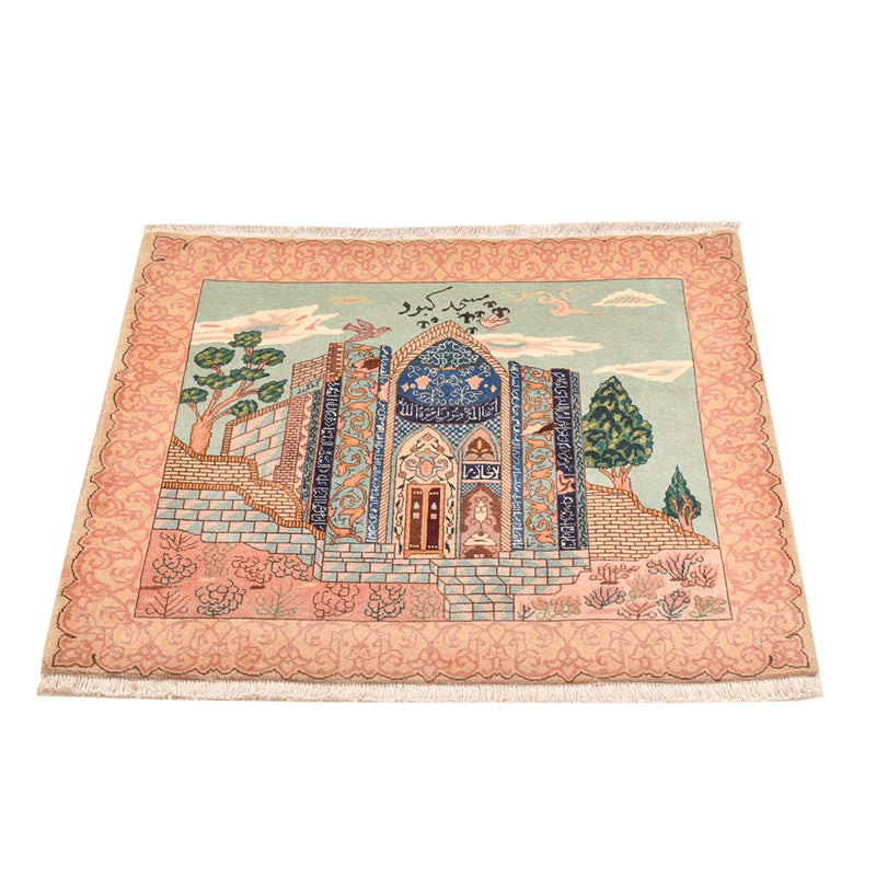 Tabriz - 50 Raj Teppe 87x72cm - Persisk teppe