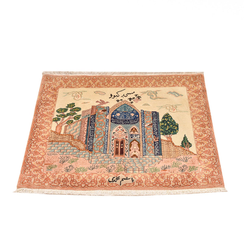 Persisk teppe - Tabriz - Royal - 83 x 72 cm - flerfarget