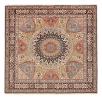 Persisk teppe - Tabriz - Royal square  - 254 x 248 cm - mørk beige – product image