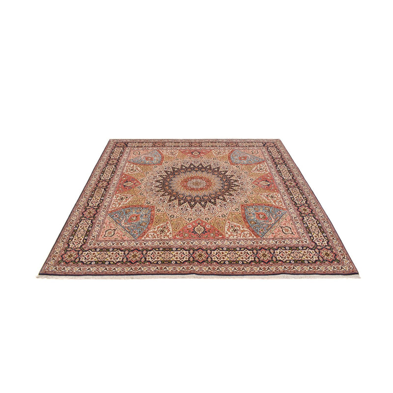 Persisk teppe - Tabriz - Royal square  - 254 x 248 cm - mørk beige