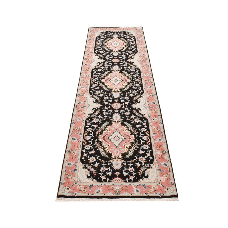 Løper Persisk teppe - Tabriz - Royal - 300 x 83 cm - mørkeblå