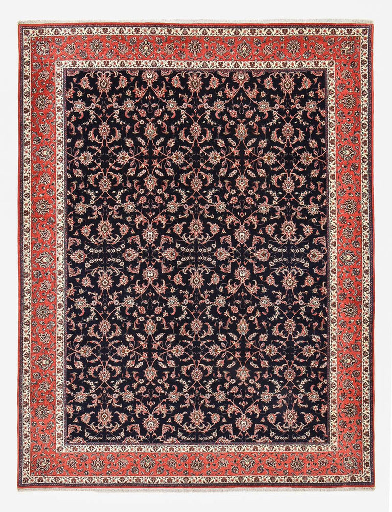 Persisk teppe - Bijar - 400 x 301 cm - mørkeblå